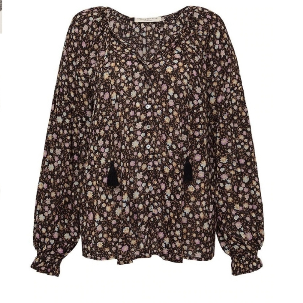 ❌️SOLD ❌️- Spell Rae Blouse Size XXS - Picture 9 of 10